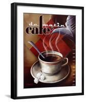 Cafe de Matin-Michael L^ Kungl-Framed Art Print