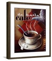 Cafe de Matin-Michael L^ Kungl-Framed Art Print