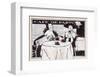 Cafe de Paris Des Dames-Rene Stein-Framed Art Print