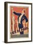 Cafe De Paris Theater Poster-null-Framed Art Print