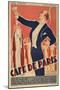 Cafe De Paris Theater Poster-null-Mounted Art Print