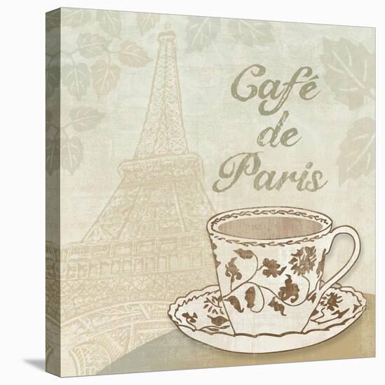 Cafe de Paris-Erin Clark-Stretched Canvas