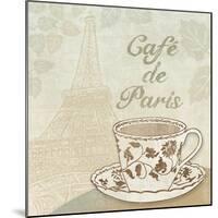 Cafe de Paris-Erin Clark-Mounted Giclee Print