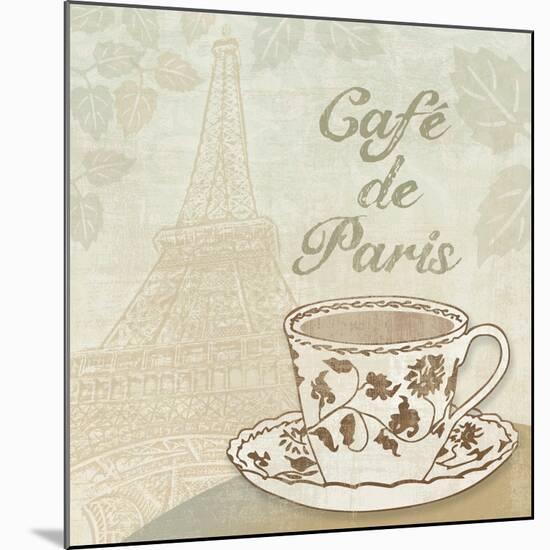 Cafe de Paris-Erin Clark-Mounted Giclee Print