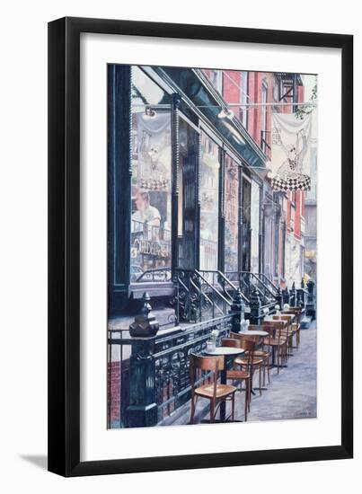 Cafe Della Pace, East 7th Street, New York City, 1991-Anthony Butera-Framed Giclee Print