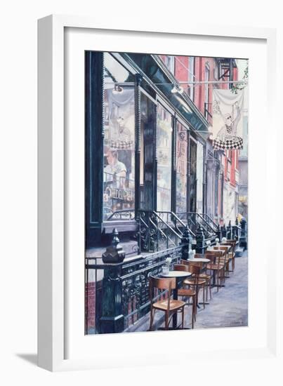 Cafe Della Pace, East 7th Street, New York City, 1991-Anthony Butera-Framed Giclee Print