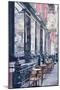 Cafe Della Pace, East 7th Street, New York City, 1991-Anthony Butera-Mounted Giclee Print