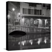 Cafe des Ducs 1-Alan Blaustein-Stretched Canvas