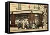 Café Des Négociants, Maison Leduc, 26 Rue Croix Nivert, Paris, 1900 (Coloured Photo)-null-Framed Stretched Canvas