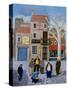 Cafe Du Centre-Margaret Loxton-Stretched Canvas