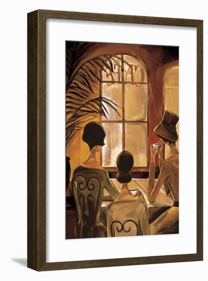 Cafe du Coin-Trish Biddle-Framed Giclee Print