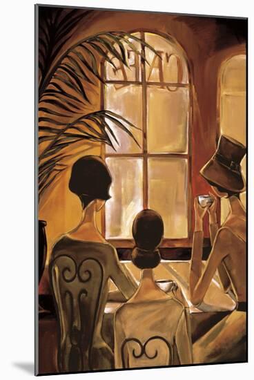 Cafe du Coin-Trish Biddle-Mounted Giclee Print