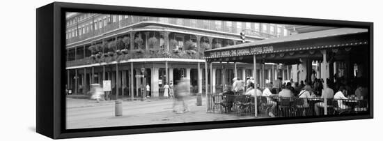 Cafe Du Monde French Quarter New Orleans La-null-Framed Stretched Canvas