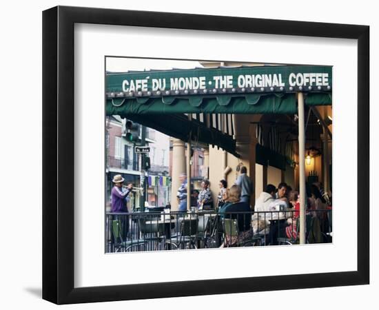 Cafe Du Monde, New Orleans, Louisiana, USA-Charles Bowman-Framed Photographic Print