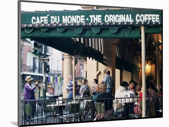 Cafe Du Monde, New Orleans, Louisiana, USA-Charles Bowman-Mounted Photographic Print