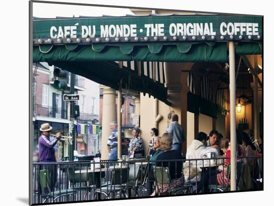 Cafe Du Monde, New Orleans, Louisiana, USA-Charles Bowman-Mounted Photographic Print