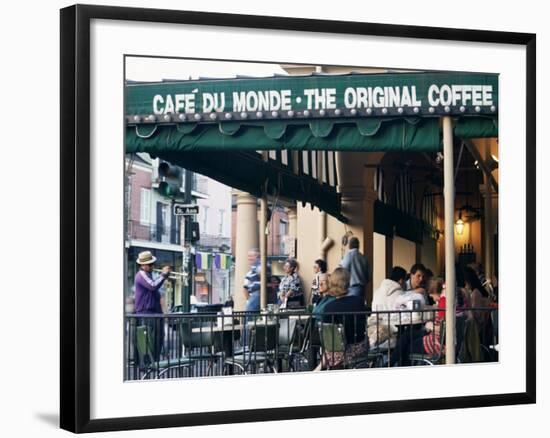 Cafe Du Monde, New Orleans, Louisiana, USA-Charles Bowman-Framed Photographic Print