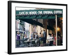 Cafe Du Monde, New Orleans, Louisiana, USA-Charles Bowman-Framed Photographic Print