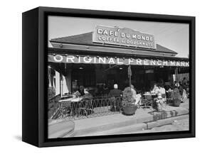 Cafe Du Monde-null-Framed Stretched Canvas