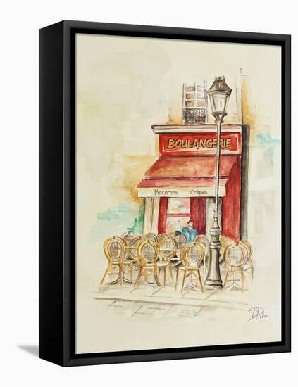 Cafe Du Paris I-Patricia Pinto-Framed Stretched Canvas