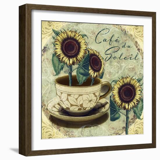 Cafe Du Soleil-Mindy Sommers-Framed Giclee Print