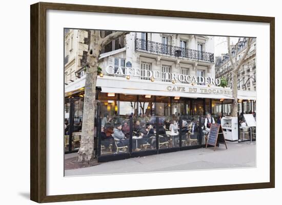 Cafe Du Trocadero, Trocadero, Paris, Ile De France, France, Europe-Markus Lange-Framed Photographic Print