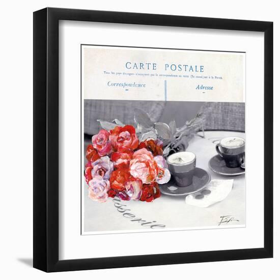 Cafe Fleur-Lizie-Framed Art Print