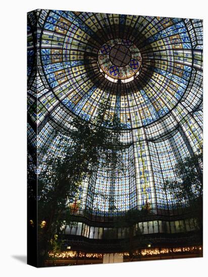 Cafe Flo, Printemps Department Store, Paris, France, Europe-Charles Bowman-Stretched Canvas