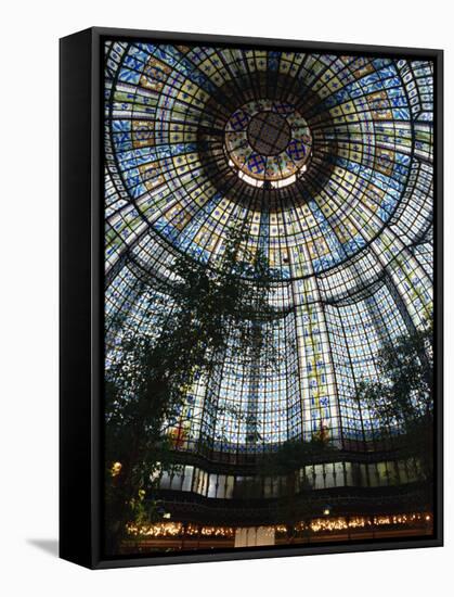 Cafe Flo, Printemps Department Store, Paris, France, Europe-Charles Bowman-Framed Stretched Canvas