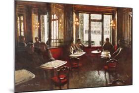 Cafe Florian, Venice-Clive McCartney-Mounted Giclee Print