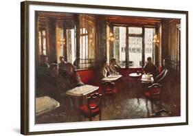 Cafe Florian, Venice-Clive McCartney-Framed Giclee Print