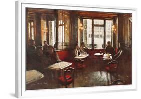 Cafe Florian, Venice-Clive McCartney-Framed Giclee Print