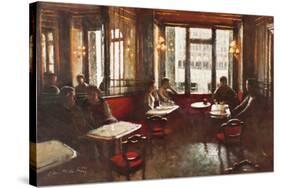 Cafe Florian, Venice-Clive McCartney-Stretched Canvas