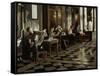 Cafe Florian-Dale Kennington-Framed Stretched Canvas