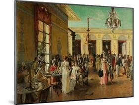 Café Frascati, 1893-François Flameng-Mounted Giclee Print