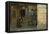 Cafe in Dieppe, C. 1884-5-Walter Richard Sickert-Framed Stretched Canvas