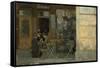 Cafe in Dieppe, C. 1884-5-Walter Richard Sickert-Framed Stretched Canvas