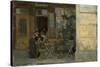 Cafe in Dieppe, C. 1884-5-Walter Richard Sickert-Stretched Canvas