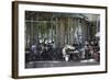 Cafe in Esplanadi Park, Helsinki, Finland, 2011-Sheldon Marshall-Framed Photographic Print