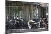 Cafe in Esplanadi Park, Helsinki, Finland, 2011-Sheldon Marshall-Mounted Photographic Print