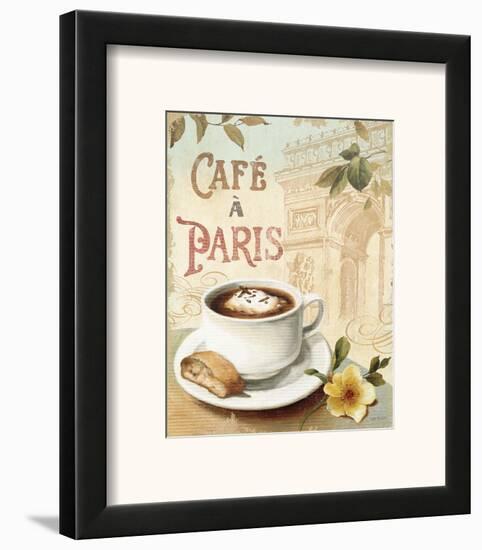 Cafe in Europe I-Lisa Audit-Framed Art Print