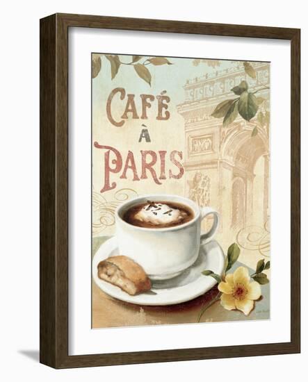 Cafe in Europe I-Lisa Audit-Framed Premium Giclee Print