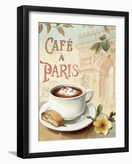 Cafe in Europe I-Lisa Audit-Framed Premium Giclee Print