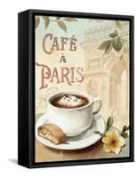 Cafe in Europe I-Lisa Audit-Framed Stretched Canvas