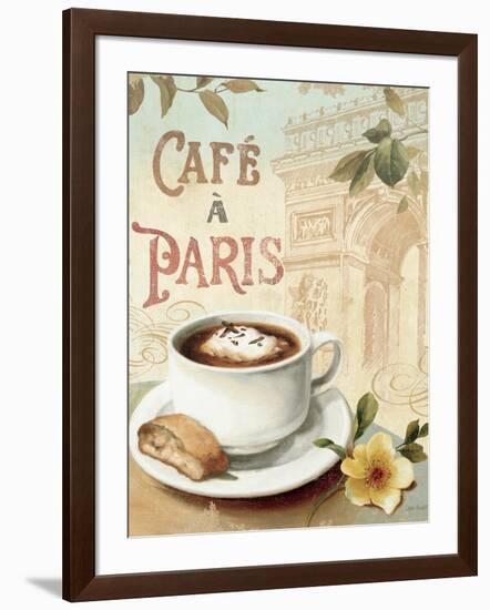 Cafe in Europe I-Lisa Audit-Framed Art Print