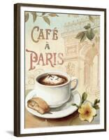 Cafe in Europe I-Lisa Audit-Framed Art Print