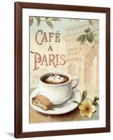 Cafe in Europe I-Lisa Audit-Framed Art Print