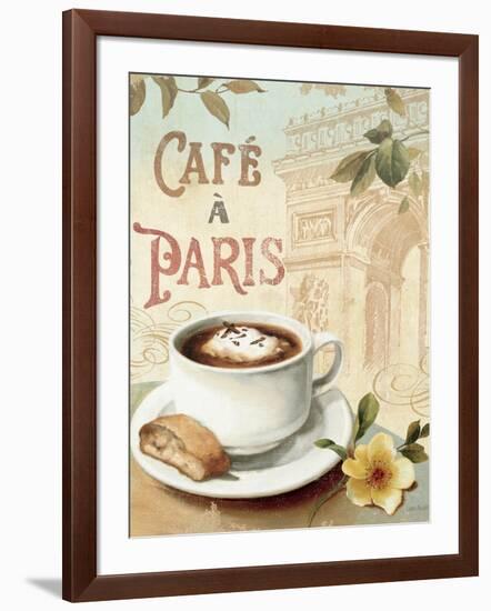 Cafe in Europe I-Lisa Audit-Framed Art Print