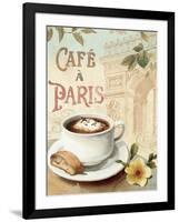 Cafe in Europe I-Lisa Audit-Framed Art Print