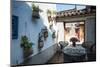 Cafe in Lijiang Old Town, UNESCO World Heritage Site, Lijiang, Yunnan, China, Asia-Andreas Brandl-Mounted Photographic Print